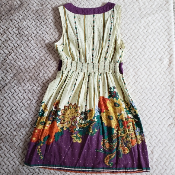 Cotton Floral Summer Dress - Picture 2 of 3